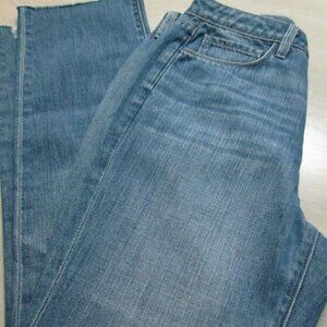 Women's L'Agence Medium Wash Denim Jeans- Raw Hem-Size 25 preowned-GUC